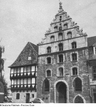 Braunschweig. Gewandhaus, Westgiebel (1589, Meister Wolters)