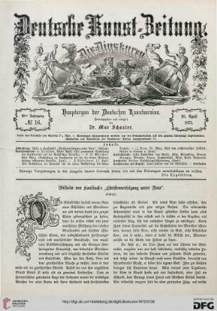 Nr. 16 (20. April 1873)