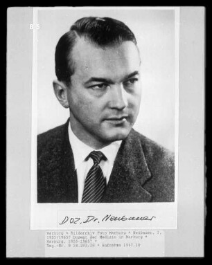 Neubauer, ?, 1955/1965? Dozent der Medizin in Marburg