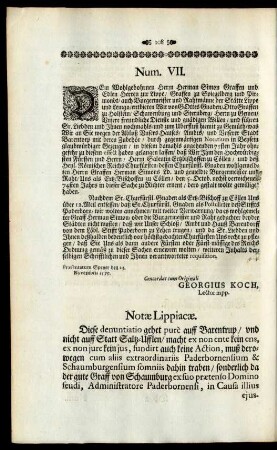 Num. VII.