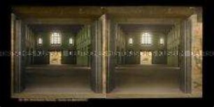 Blick in die Vorhalle, Exerzierhalle im Saalburg Kastell, Bad Homburg