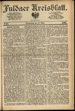 Ausgabe vom Donnerstag, den 19. März 1896.