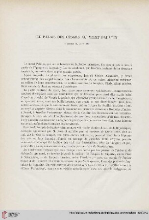 13: Les Palais des Césars au Mont Palatin, [1]