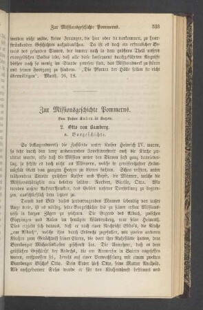 Zur Missionsgeschichte Pommerns