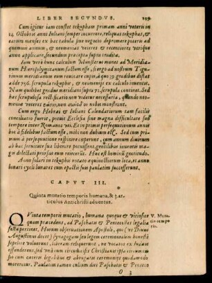 Caput III. Quinta mutatio temporis humana, & 3. articulus Antichristi adventus.