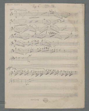 Concertos, vl, orch, op.26, D-Dur, Excerpts. Fragments - BSB Mus.ms. 23172-6 : [without title]