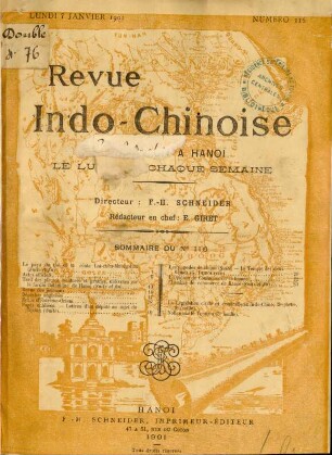 Lundi 7 Janvier 1901. Numéro 116