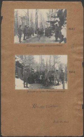 Essentransport auf den Hartmannsweilerkopf