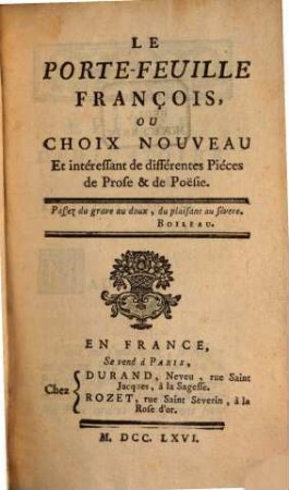 Le porte-feuille français