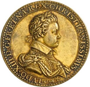 Medaille auf den Bau der Brücke "Pont Marie", 1614