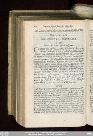 Caput III. De Peccato Originali.