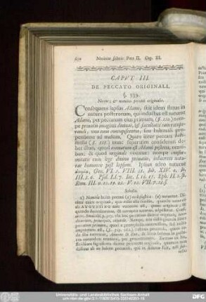 Caput III. De Peccato Originali.
