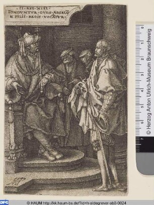 Absalom lädt David und seinen Bruder ein