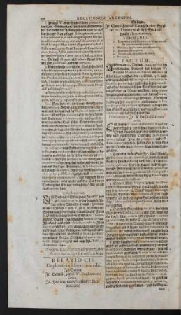 Relatio CII. [CI.]