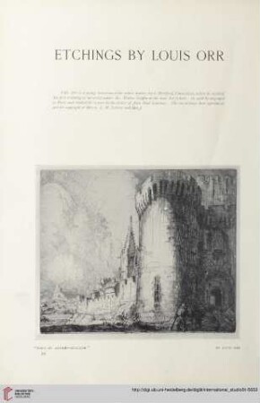 Etchings by Louis Orr