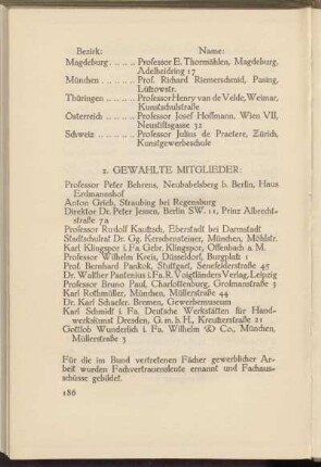 2. Gewählte Mitglieder