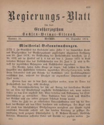 Nr. 36 : 25. Dezember 1874