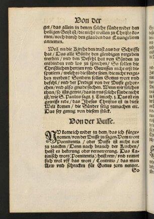 CLXII v-CLXVIII v, Von der Busse oder Poenitentia