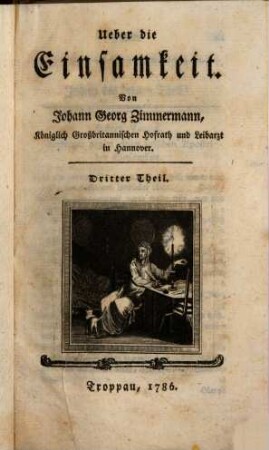 Ueber die Einsamkeit, Dritter Theil