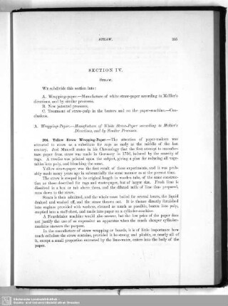 Section IV. Straw.