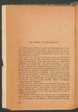 La cabeza de Zelarrayán