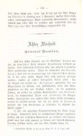 Achter Abschnitt. General Ramsay.