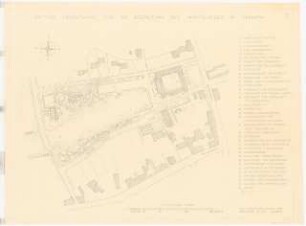 Gartenanlage Marktplatz, Erkrath: Dritter Vorentwurf für die Gestaltung, Lageplan 1:500