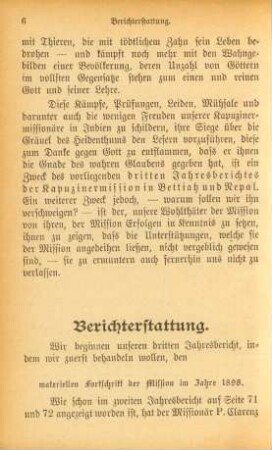 Berichterstattung