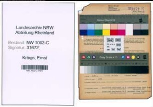 Entnazifizierung Ernst Krings, geb. 30.01.1883 (Kaufmann)