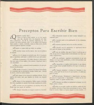 Preceptos para Escribir Bien