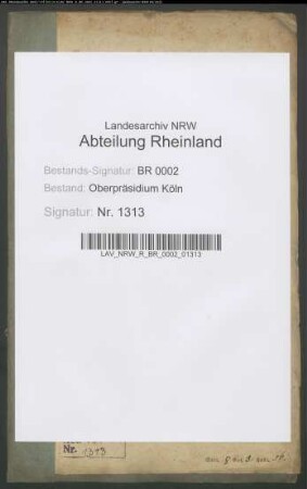 Forderungen des Posementierers Oberley wegen Militärlieferungen