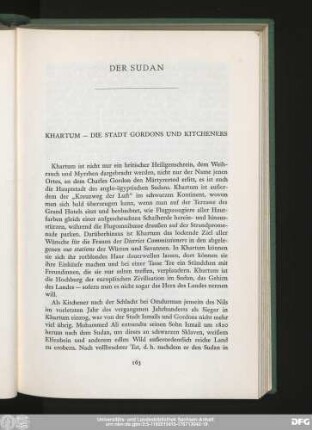 Khartum – Die Stadt Gordons Und Kitcheners
