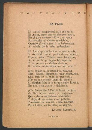 La flor