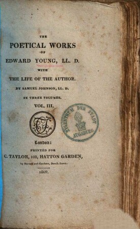 The poetical works : with the life of the author, 3