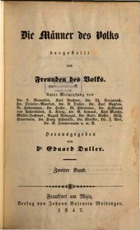 Die Männer des Volks dargestellt von Freunden des Volks. 2