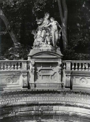 Donauquelle beim Schloß in Donaueschingen, Schwarzwald