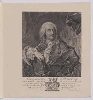Bildnis des Christianvs L.B. de Wolf