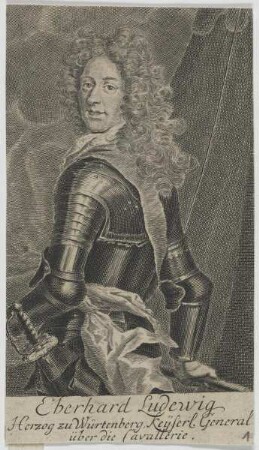 Bildnis des Eberhard Ludewig, Herzog von Württemberg