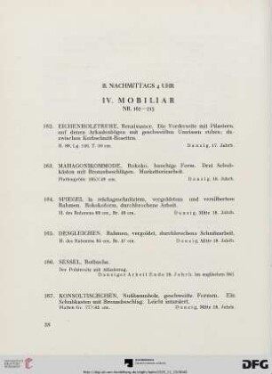 B. Nachmittags 4 Uhr (Nr. 162-304)