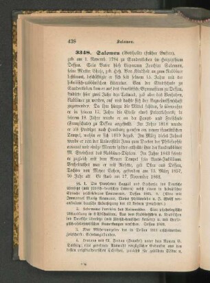 3348. Salomon (Gotthold) (früher Gutav)
