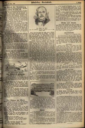 Zweite Ausgabe vom Donnerstag, den 20. September 1928.