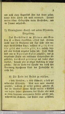 8. Die Farbe des Goldes zu erhöhen