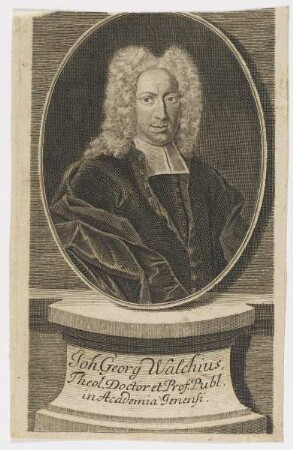 Bildnis des Joh. Georg Walchius