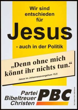 PBC, Europawahl 1999