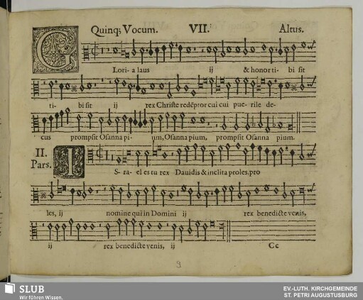 VII. Gloria laus et honor