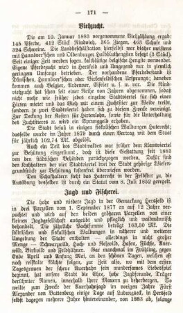 Jagd und Fischerei.