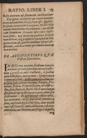De Accidentibus quae Pestem sequuntur.