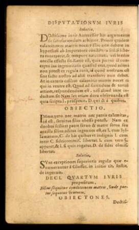 Deci. Quartum Iuris propositum.