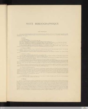 Note Bibliographique