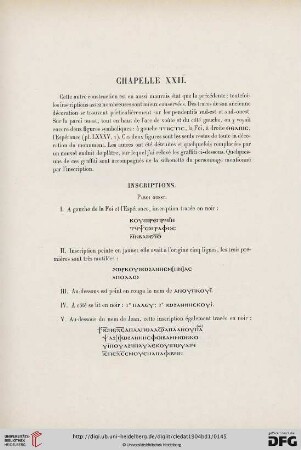 Chapelle XXII